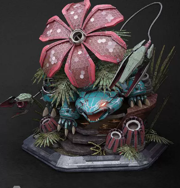 Frame Wars – Pokémon – Mecha Venusaur