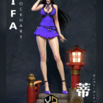 XZ Studio – Final Fantasy VII – Tifa Lockhart (Purple Dress)