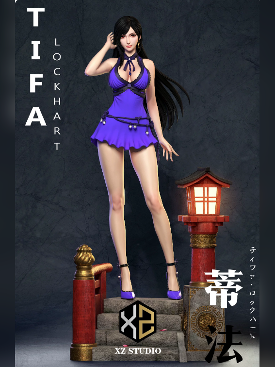 37-1 XZ Studio – Final Fantasy VII – Tifa Lockhart (Purple Dress) - Image 1