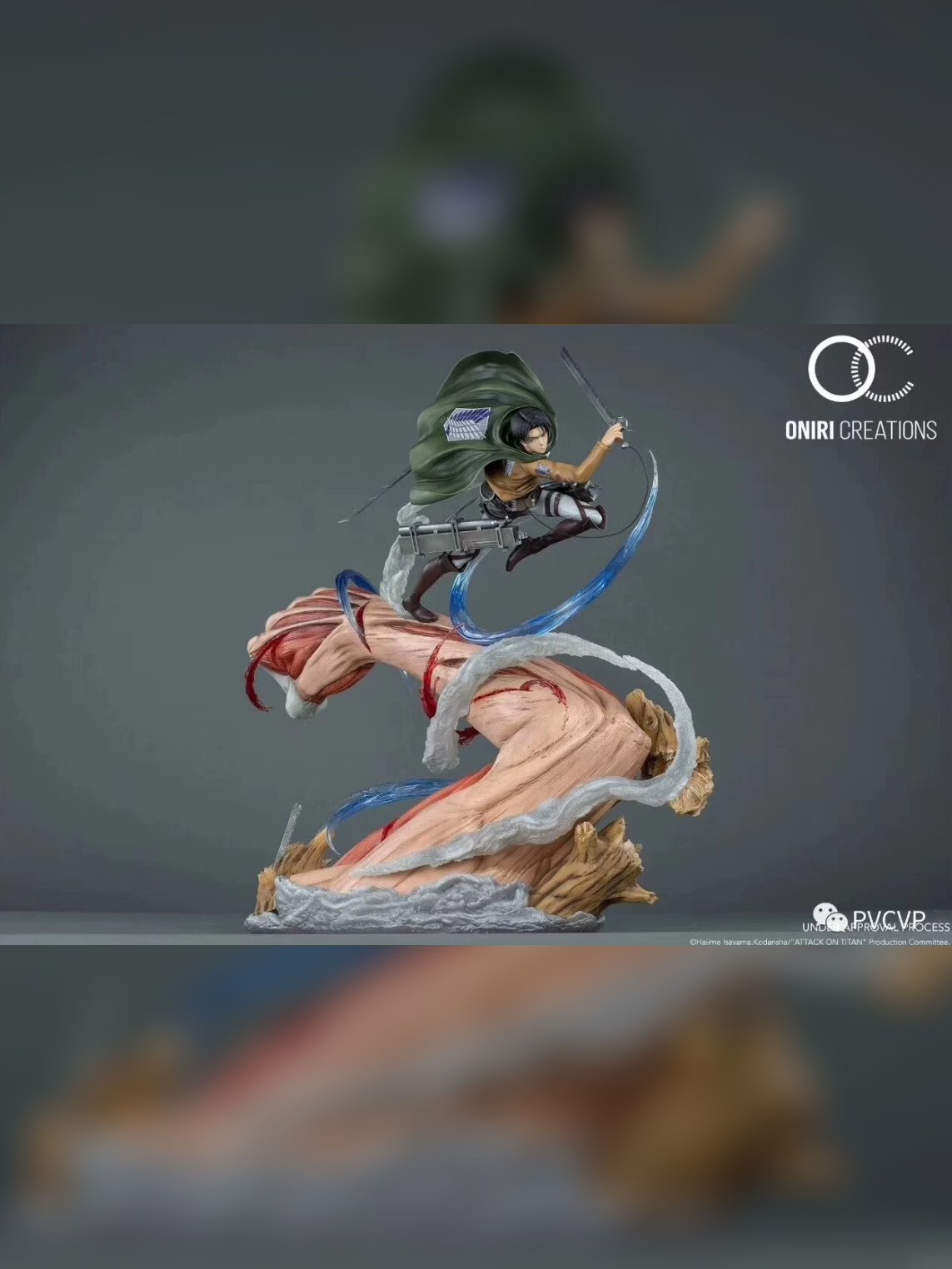 41-1 Oniri Creations – Attack on Titan – Levi Ackerman vs Female Titan - Image 1
