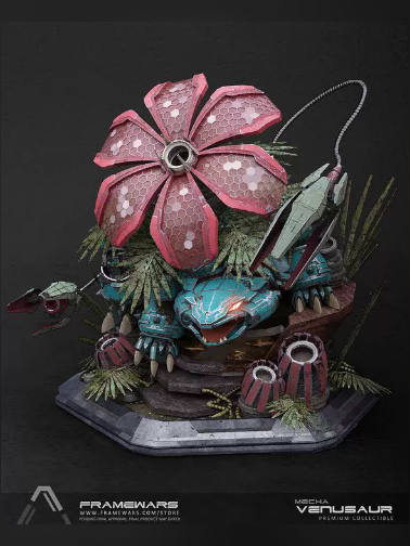 Frame Wars Studio – Pokémon-Venusaur: Frame Wars Mechanical Version
