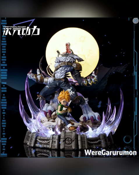 Dimension Power Studio – Digimon Adventure-WereGarurumon & Matt Ishida