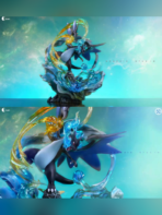 Mega Charizard: Blue Flame Shadow Statue – Pokémon | Gene Studio - Image 2