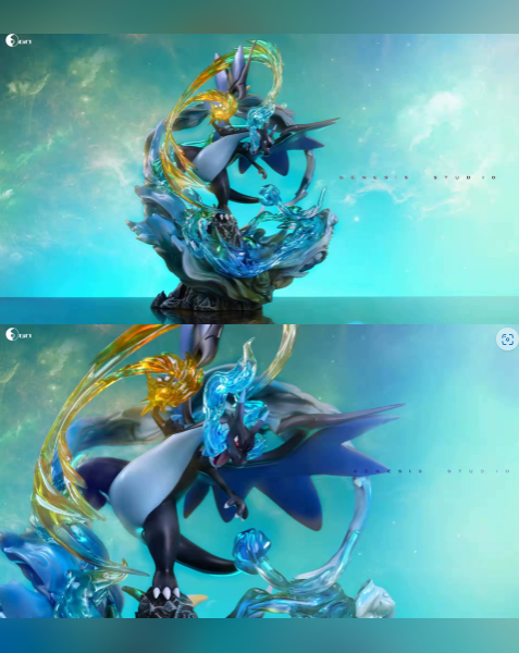 Mega Charizard: Blue Flame Shadow Statue – Pokémon | Gene Studio - product detail