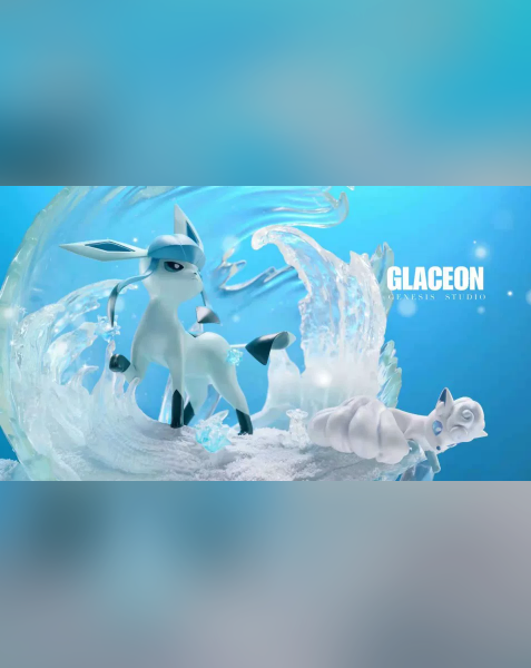 Glaceon: Dance in the Snow Statue – Pokémon | Gene Studio - product detail