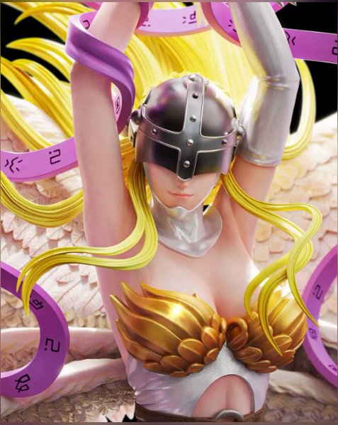 Angewomon: Heavenly Sacred Light Statue – Digimon | Cn Studio - product detail