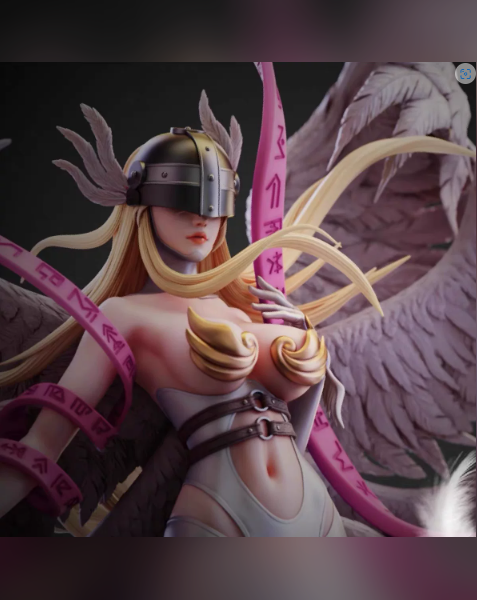 Angewomon: Eight-Winged Holy Light 1/4 Statue – Digimon | K2 Studio - product detail