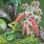 Pchouse Studio – Pokemon-Chikorita: Grass-Type Family Portrait