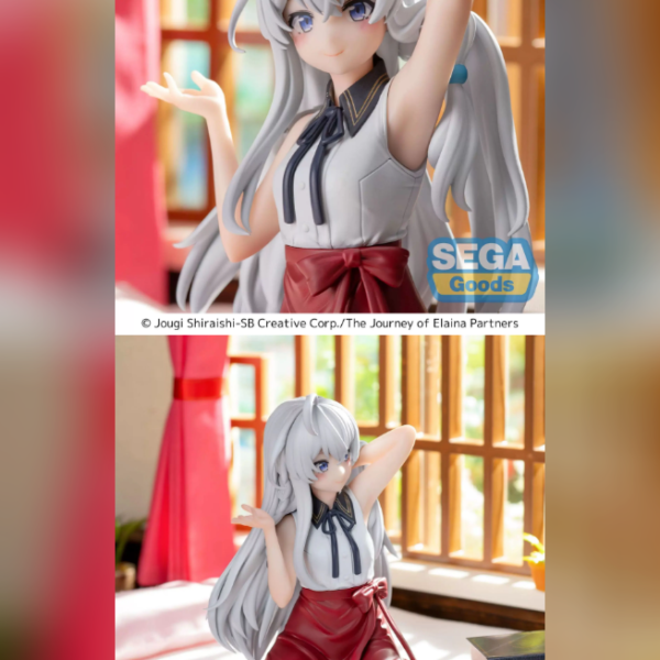 Elaina: Casual Kneeling Pose Figure – Wandering Witch‑The Journey of Elaina | Sega Studio - product detail