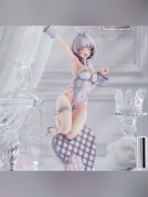 Kawa Design Studio – Original Work-Natalia: Black Veil Bunny Girl-1/6