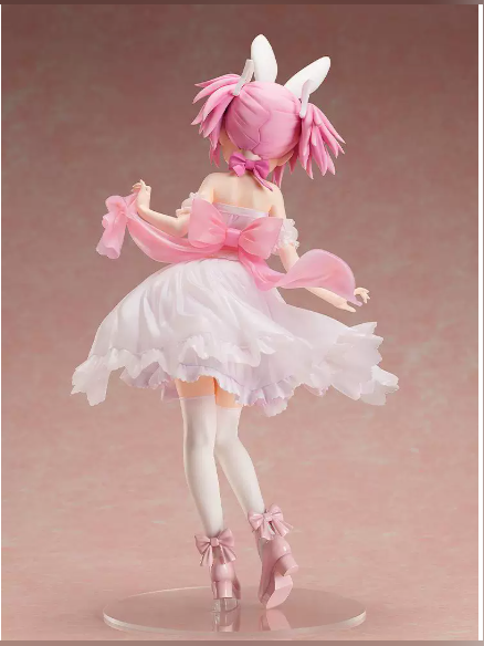 Madoka Kaname: Bunny Ears 1/4 Figure - Puella Magi Madoka Magica the Movie | Freeing Studio - product detail