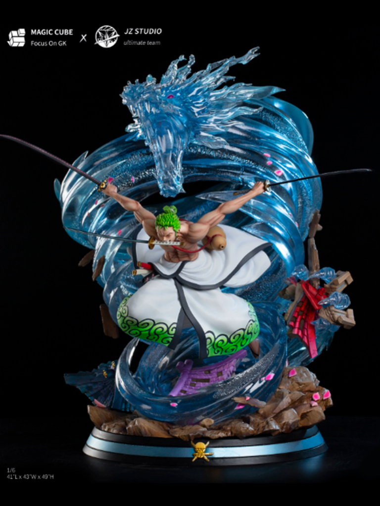 Magic Cube × JZ Studio – One Piece – Roronoa Zoro / Wano Black Rope Dragon Twister – 1/6
