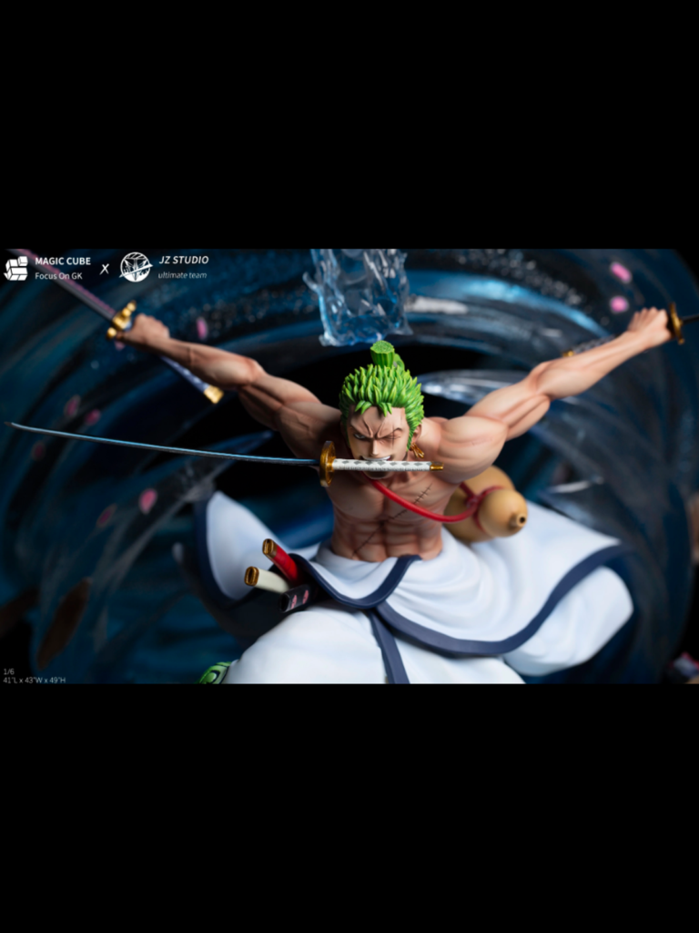 Roronoa Zoro / Wano Black Rope Dragon Twister 1/6 Statue – One Piece | Magic Cube × JZ Studio - product detail