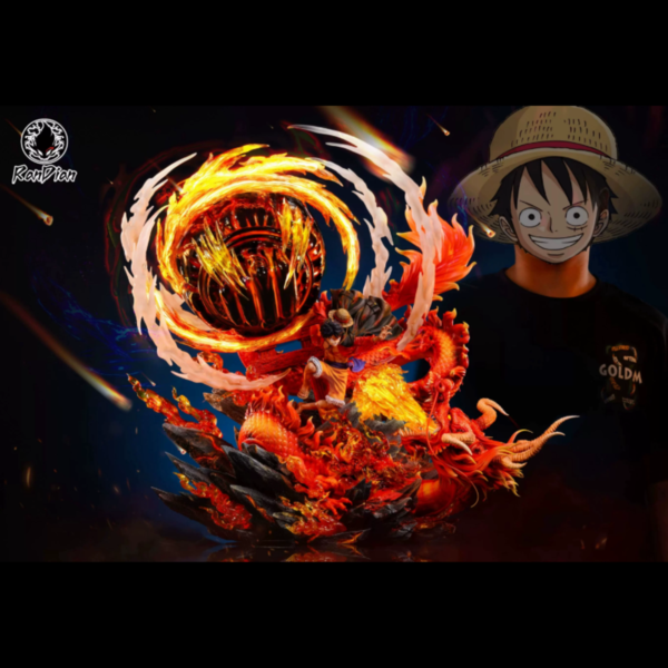Luffy vs Kaido Fire Dragon – One Piece | Ran Dian Studio