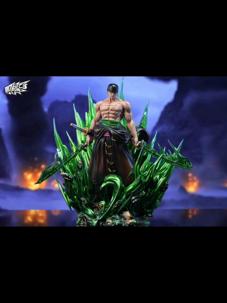 Roronoa Zoro / Swordsman Series #1 Green Hair – POP Statue – One Piece | Ji Ke Studio