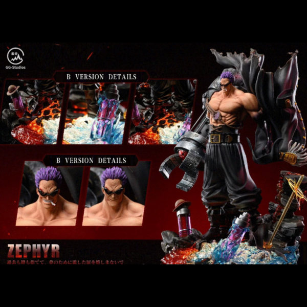 Boss Series 002 Black Arm Zephyr Statue – One Piece | GG Studios - product detail