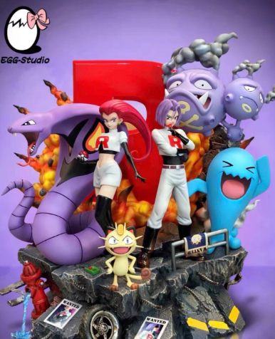 Egg Studio – pokemon-Team Rocket Jessie, James & Meowth