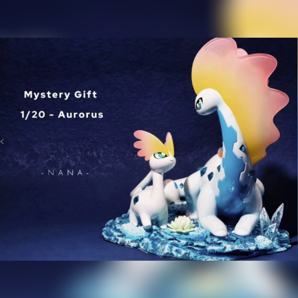 Aurorus and Amaura Statue – Pokemon | Guagua Studio - product detail