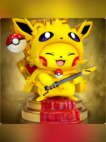 Pikachu: Jolteon Costume Statue – Pokemon | Cheese Studio - product detail