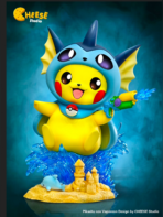 Pikachu: Vaporeon Costume Statue – Pokemon | Cheese Studio - Image 2