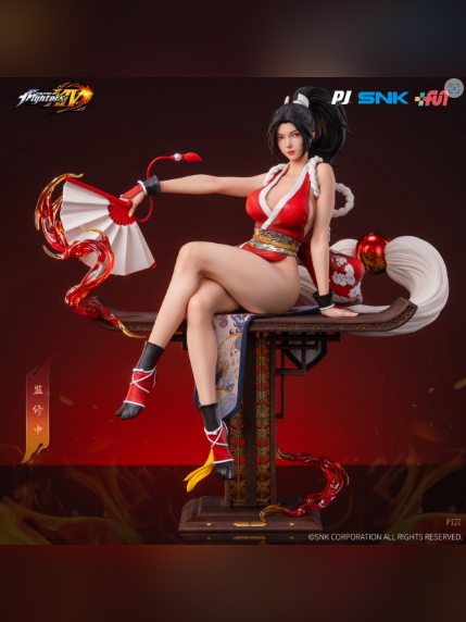 Piji Studio – The King Of Fighters-Mai Shiranui: Seated Fan Pose-1/6