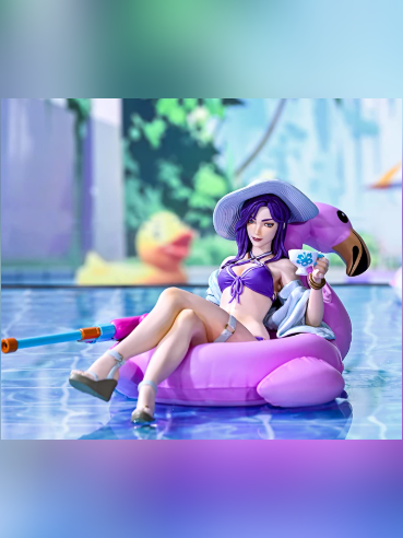Riot Games-League Of Legends-Pool Party Caitlyn-1/8