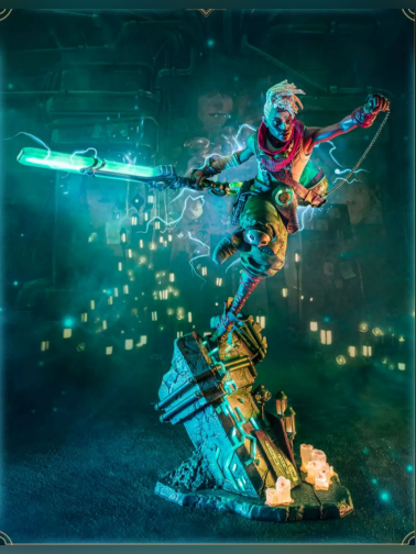 Ekko: The Boy Who Shattered Time 1/4 Statue - League Of Legends | PureArts - product detail