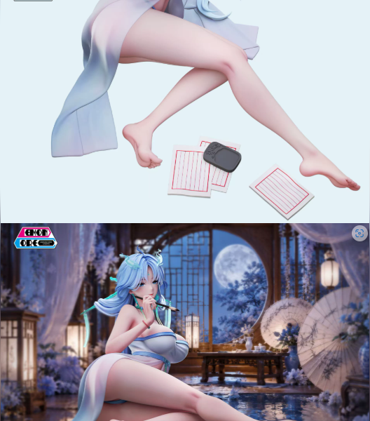 Qingxiao: Ink Touch 1/6 Statue – Wuthering Waves | Demon Core Studio - product detail