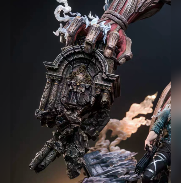 Reiner Braun: Armored Titan, Shield of the World Statue – Attack on Titan | Hertz Hz Studio - product detail