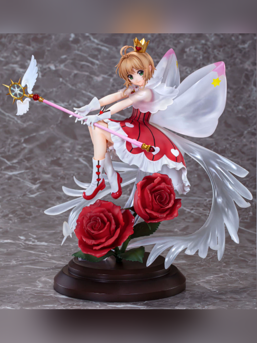 Wings Inc Studio – Cardcaptor Sakura-Sakura Kinomoto: Clear Card Red Dress and Roses-1/7