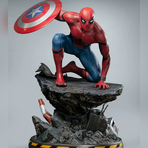 Queen Studio – Marvel-Spider-Man: Captain America's Shield-1/4