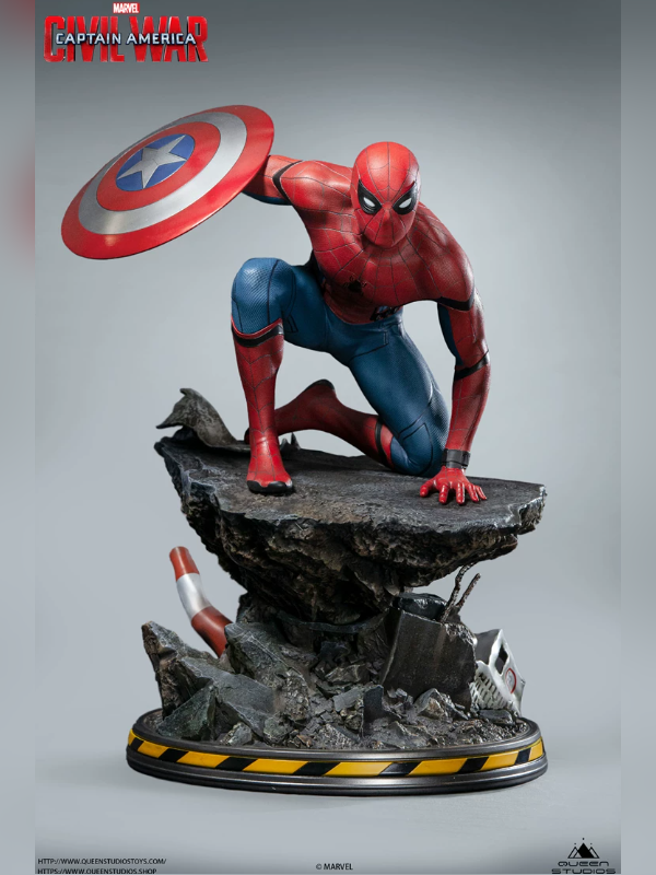 Queen Studio – Marvel-Spider-Man: Captain America's Shield-1/4