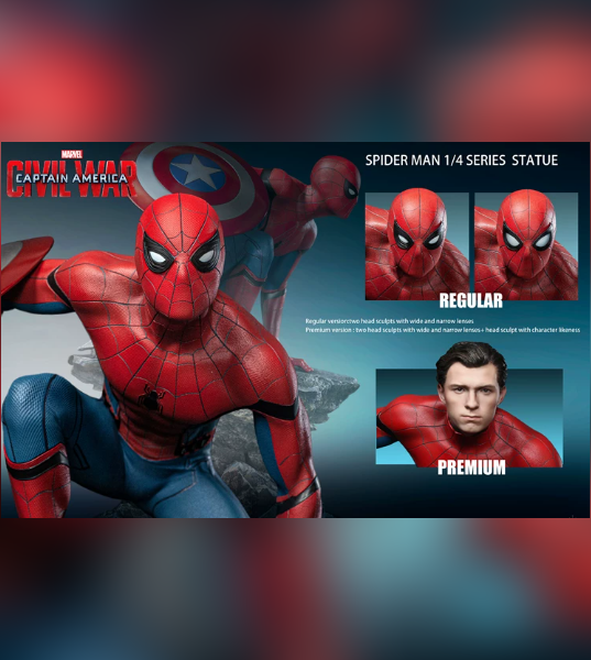Spider-Man: Captain America’s Shield 1/4 – Marvel | Queen Studio - product detail