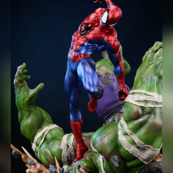 Spider-Man vs. Hulk Statue – Marvel | Pinjiang Iron Studio - product detail