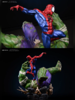 Spider-Man vs. Hulk Statue – Marvel | Pinjiang Iron Studio - Image 4