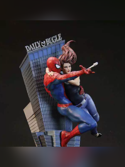 Spider-Man and Mary Jane: Embrace Above the City 1/4 – Marvel | Xm Studio - product detail