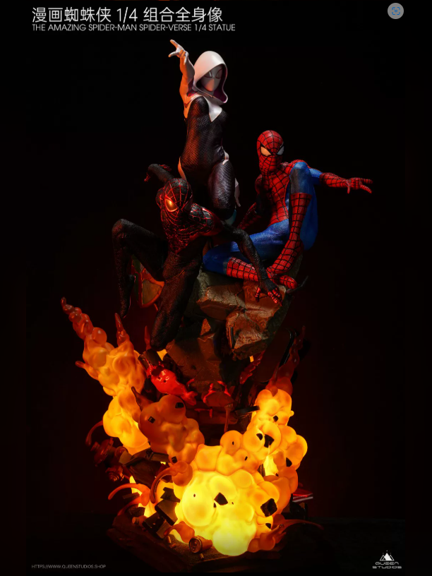 Spider-Man: Across the Spider-Verse Ensemble 1/4 – Marvel | Queen Studio - product detail