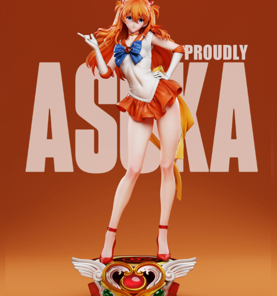 Asuka Sailor Moon Statue – Neon Genesis Evangelion | Night Wing Studio - product detail