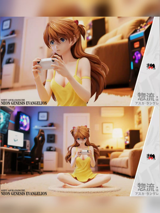 Asuka Game Console 1/6 Statue – Neon Genesis Evangelion | Wei Yang Studio - product detail
