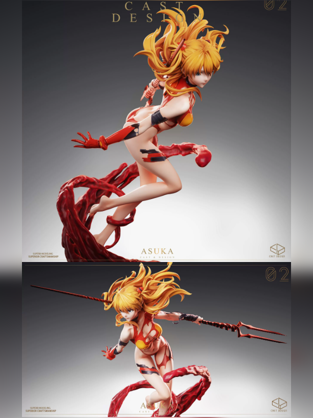 Asuka Scarlet Battle Princess Supreme Master Edition 1/4 – Neon Genesis Evangelion | Cast Design - product detail